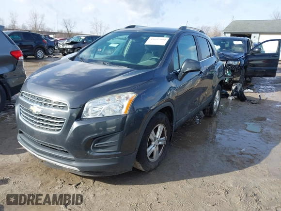 2016 Chevrolet Trax LT with VIN 3GNCJLSB2GL223395, listed as a IAAI auction lot 41697994 with 117,487 mi miles. Bid and sale history available at carsss.com. Image 18.
