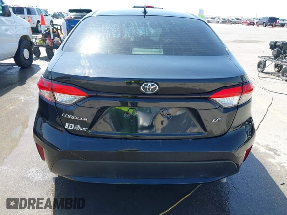 2022 Toyota Corolla LE with VIN JTDEPMAE4NJ210119, listed as a IAAI auction lot 41816013 with 50,431 mi miles. Bid and sale history available at carsss.com. Image 16.