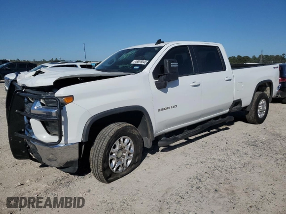 2020 Chevrolet Silverado 3500HD LT with VIN 1GC4YTE75LF205106, listed as a Copart auction lot 48695845 with 165,910 mi miles and Salvage Title. Bid and sale history available at carsss.com. Image 1.