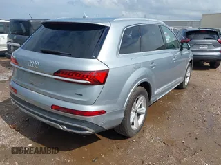 2024 Audi Q7 Premium Plus with VIN WA1LCBF76RD005112, listed as a IAAI auction lot 42692142 with 41,455 mi miles and . Bid and sale history available at DreamBid. Image 4.