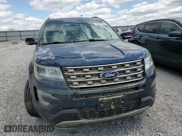 2017 Ford Explorer XLT with VIN 1FM5K8D87HGA74576, listed as a Copart auction lot 52986425 with Not Provided miles and Salvage Title. Bid and sale history available at DreamBid. Image 11.