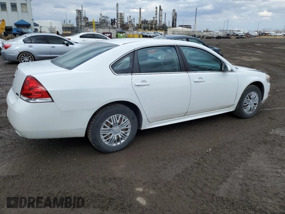 2012 Chevrolet Impala LS Retail with VIN 2G1WA5E36C1118854, listed as a Copart auction lot 55128075 with 200,199 mi miles and Salvage title. Bid and sale history available at DreamBid. Image 3.