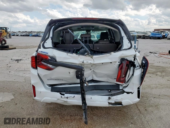 2025 Honda Odyssey Touring with VIN 5FNRL6H88SB001428, listed as a Copart auction lot 53836615 with 14,580 mi miles and Salvage title. Bid and sale history available at DreamBid. Image 6.