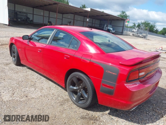 2013 Dodge Charger RT with VIN 2C3CDXCT7DH647923, listed as a IAAI auction lot 41934831 with 136,015 mi miles. Bid and sale history available at carsss.com. Image 3.