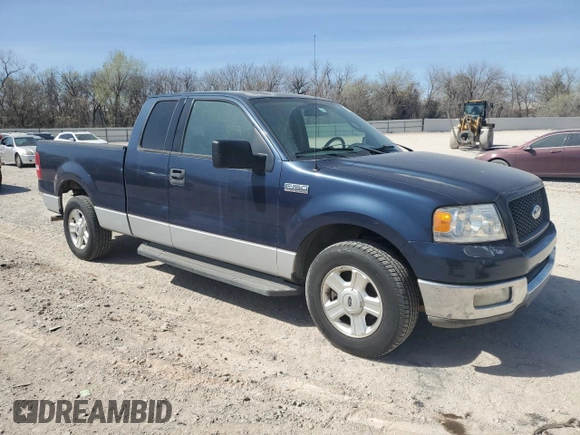 2004 Ford F-150 XL with VIN 1FTPX12554NA82051, listed as a Copart auction lot 49879965 with 136,726 mi miles and Salvage title. Bid and sale history available at DreamBid. Image 4.
