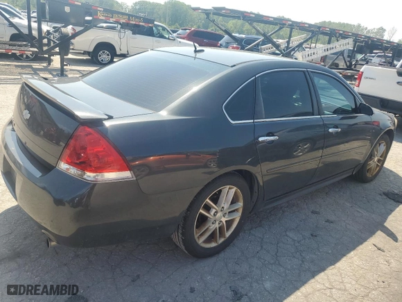 2013 Chevrolet Impala LTZ with VIN 2G1WC5E39D1202274, listed as a Copart auction lot 55835804 with 192,743 mi miles and Clean Title. Bid and sale history available at carsss.com. Image 3.