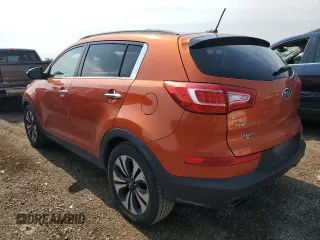 2011 Kia Sportage SX with VIN KNDPC3A63B7169255, listed as a Copart auction lot 60174855 with 121,236 mi miles and Salvage title. Bid and sale history available at DreamBid. Image 2.