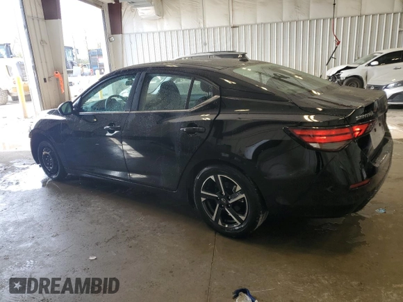 2024 Nissan Sentra SV with VIN 3N1AB8CV0RY378216, listed as a Copart auction lot 56019235 with 18,092 mi miles and Clean Title. Bid and sale history available at DreamBid. Image 2.