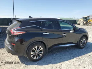 2017 Nissan Murano S with VIN 5N1AZ2MH2HN166245, listed as a Copart auction lot 47390505 with 71,371 mi miles and Salvage Title. Bid and sale history available at carsss.com. Image 3.