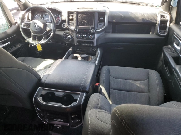 2019 Ram 1500 Big Horn with VIN 1C6SRFFT3KN645645, listed as a Copart auction lot 52038525 with 116,447 mi miles and Salvage title. Bid and sale history available at DreamBid. Image 8.