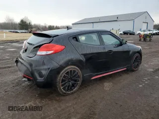 2015 Hyundai Veloster Turbo with VIN KMHTC6AE3FU244319, listed as a Copart auction lot 46978835 with 103,282 mi miles and Salvage Title. Bid and sale history available at carsss.com. Image 3.