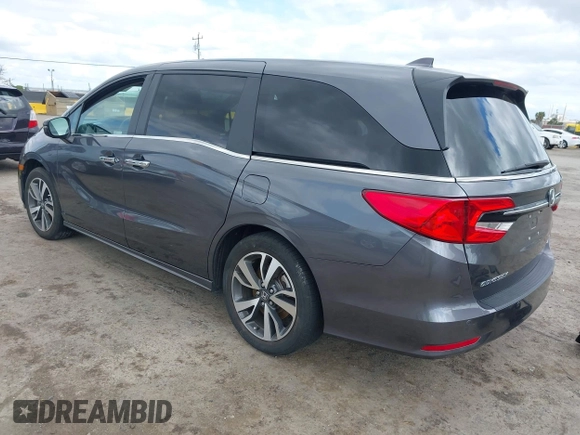 2023 Honda Odyssey Touring with VIN 5FNRL6H81PB047495, listed as a IAAI auction lot 41919967 with Not Provided miles and . Bid and sale history available at DreamBid. Image 3.
