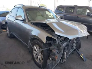 2006 Infiniti FX with VIN JNRAS08W26X210042, listed as a IAAI auction lot 40316760 with 234,573 mi miles and . Bid and sale history available at DreamBid. Image 1.