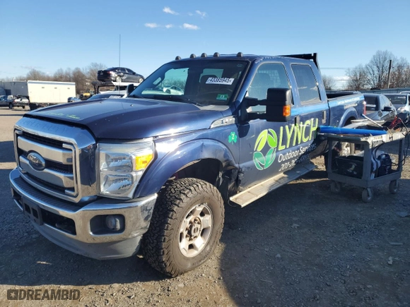 2012 Ford Super Duty F-250 SRW XL with VIN 1FT7W2B64CEA63121, listed as a Copart auction lot 43385945 with 171,417 mi miles and Salvage Title. Bid and sale history available at carsss.com. Image 1.