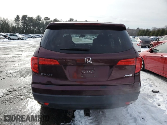 2016 Honda Pilot EX-L with VIN 5FNYF6H73GB037481, listed as a Copart auction lot 43769575 with 183,059 mi miles and Salvage Title. Bid and sale history available at carsss.com. Image 6.