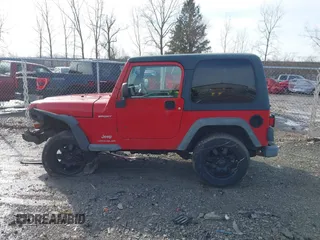 2003 Jeep Wrangler Sport with VIN 1J4FA49S53P305096, listed as a IAAI auction lot 41685209 with 165,247 mi miles. Bid and sale history available at carsss.com. Image 14.