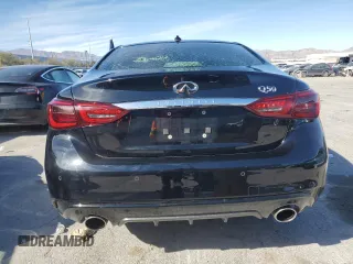 2022 Infiniti Q50 LUXE with VIN JN1EV7BPXNM310721, listed as a Copart auction lot 49985115 with Not Provided miles and Non Repairable. Bid and sale history available at carsss.com. Image 6.