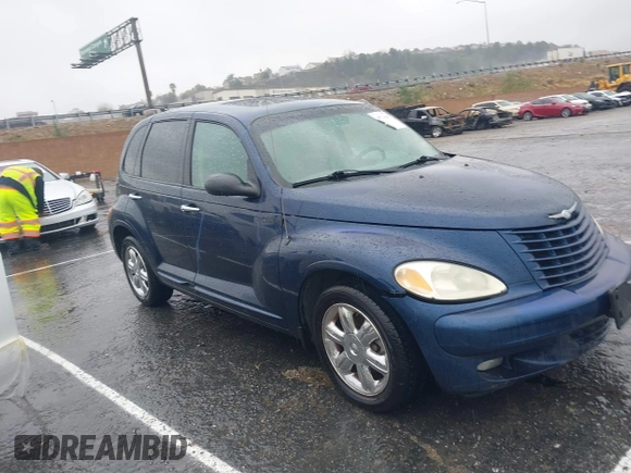 2003 Chrysler PT Cruiser Touring with VIN 3C4FY58B53T560075, listed as a IAAI auction lot 41714162 with 134,578 mi miles. Bid and sale history available at carsss.com. Image 1.