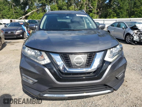 2017 Nissan Rogue SV with VIN JN8AT2MT2HW397929, listed as a Copart auction lot 63977555 with 84,059 mi miles and Salvage title. Bid and sale history available at DreamBid. Image 5.