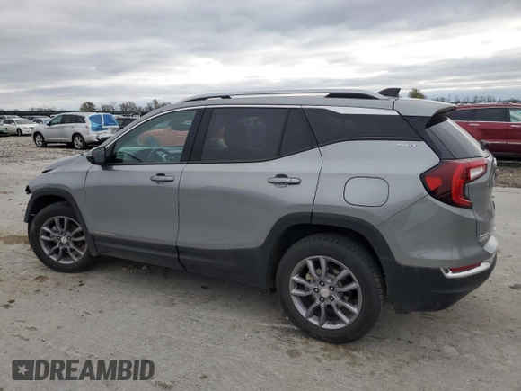 2023 GMC Terrain SLT with VIN 3GKALVEG9PL180935, listed as a Copart auction lot 50959215 with 42,604 mi miles and Salvage Title. Bid and sale history available at carsss.com. Image 2.