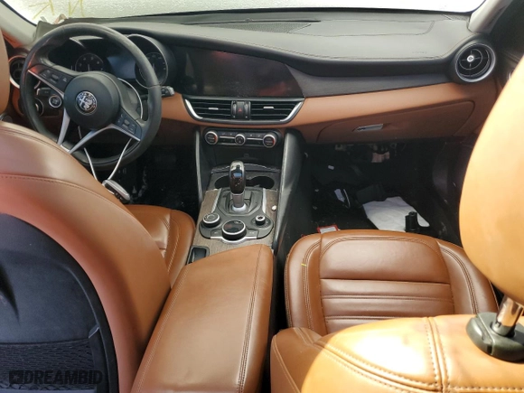 2017 Alfa Romeo Giulia Ti with VIN ZARFAECNXH7536474, listed as a Copart auction lot 86196034 with 87,461 mi miles and Salvage Title. Bid and sale history available at carsss.com. Image 8.