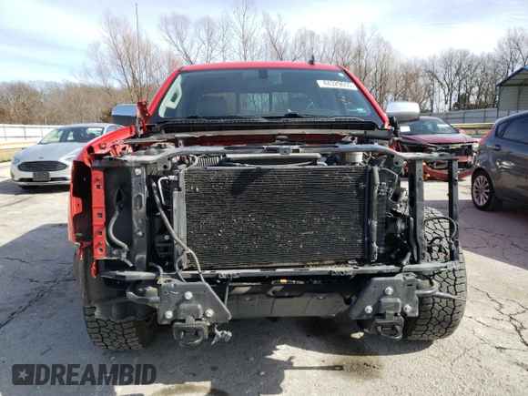 2016 Chevrolet Silverado 1500 LTZ with VIN 3GCUKSEJXGG143939, listed as a Copart auction lot 44329655 with 121,940 mi miles and Salvage Title. Bid and sale history available at DreamBid. Image 5.
