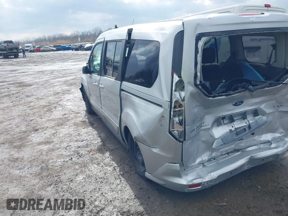 2020 Ford Transit Connect XLT with VIN NM0GE9F21L1465878, listed as a IAAI auction lot 41623436 with 66,083 mi miles and . Bid and sale history available at DreamBid. Image 3.