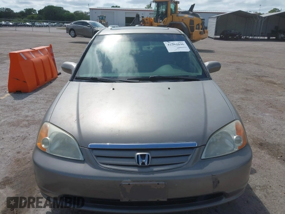 2001 Honda Civic EX with VIN 2HGES26711H599408, listed as a IAAI auction lot 41993846 with 96,095 mi miles and . Bid and sale history available at DreamBid. Image 12.