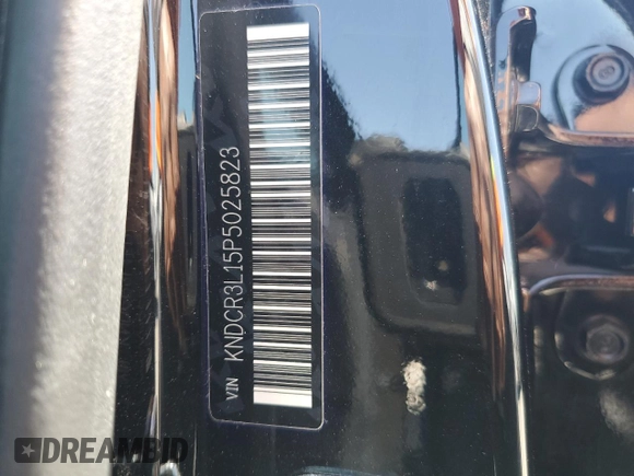2023 Kia Niro Wind with VIN KNDCR3L15P5025823, listed as a Copart auction lot 50374514 with 37,647 mi miles and Salvage Title. Bid and sale history available at DreamBid. Image 16.