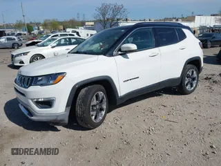 2019 Jeep Compass Limited with VIN 3C4NJDCB6KT740505, listed as a IAAI auction lot 42098770 with 57,733 mi miles and . Bid and sale history available at DreamBid. Image 16.