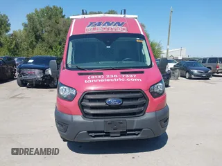 2020 Ford Transit Cargo with VIN 1FTBW3X8XLKB01219, listed as a IAAI auction lot 40268320 with 53,863 mi miles and . Bid and sale history available at DreamBid. Image 12.