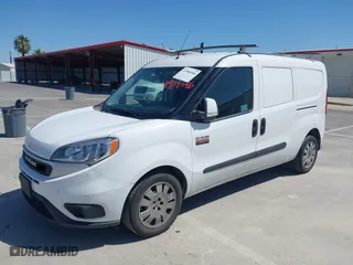 2021 Ram ProMaster City Cargo Van Tradesman SLT with VIN ZFBHRFBBXM6U21983, listed as a IAAI auction lot 41984546 with 156,279 mi miles. Bid and sale history available at carsss.com. Image 2.