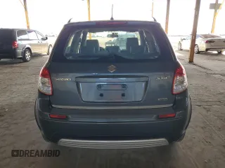 2008 Suzuki SX4 with VIN JS2YB413X85108496, listed as a Copart auction lot 76107604 with 104,241 mi miles and Salvage Title. Bid and sale history available at carsss.com. Image 6.