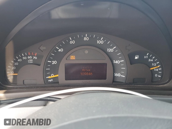 2004 Mercedes-Benz C 230 Kompressor with VIN WDBRF40J84F483289, listed as a Copart auction lot 60732195 with 109,846 mi miles and Clean title. Bid and sale history available at DreamBid. Image 9.