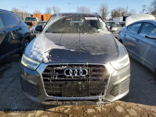 2018 Audi Q3 Premium Plus with VIN WA1JCCFS5JR002307, listed as a Copart auction lot 45328785 with 82,620 mi miles and Salvage Title. Bid and sale history available at carsss.com. Image 5.