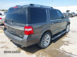 2015 Ford Expedition Limited with VIN 1FMJU1KT6FEF28199, listed as a IAAI auction lot 41770285 with 177,257 mi miles and . Bid and sale history available at DreamBid. Image 4.