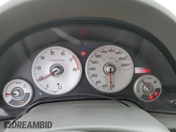 2002 Acura RSX Manual with VIN JH4DC538X2C805852, listed as a Copart auction lot 48005065 with 353,884 mi miles and Salvage title. Bid and sale history available at DreamBid. Image 9.