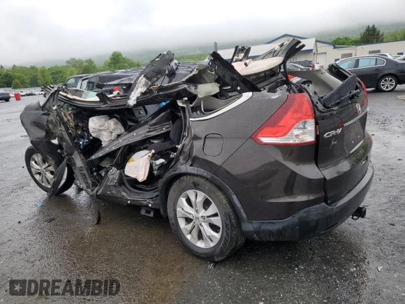 2014 Honda CR-V EX z VIN 2HKRM4H51EH657953, wystawiony jako Copart lot #56868135 z przebiegiem Nie podano mil oraz Szkoda całkowita • Salvage title. Historia ofert i sprzedaży dostępna na DreamBid. Obrazek 2.