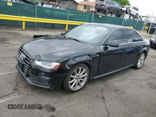 2014 Audi A4 Premium Plus with VIN WAUFFAFLXEN024975, listed as a Copart auction lot 57531495 with 96,039 mi miles and Salvage title. Bid and sale history available at DreamBid. Image 1.