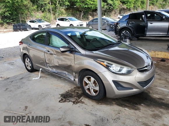 2015 Hyundai Elantra SE z VIN 5NPDH4AE7FH646935, wystawiony jako Copart lot #55829935 z przebiegiem 118 740 mil mil oraz Szkoda całkowita • Salvage title. Historia ofert i sprzedaży dostępna na DreamBid. Obrazek 4.