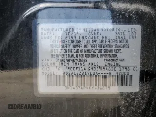2019 Nissan Sentra SV with VIN 3N1AB7AP4KY436879, listed as a Copart auction lot 53549785 with 55,367 mi miles and Salvage Title. Bid and sale history available at DreamBid. Image 12.