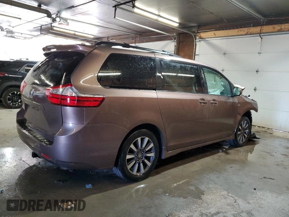2018 Toyota Sienna LE with VIN 5TDJZ3DCXJS188945, listed as a Copart auction lot 53684585 with Not provided miles and Salvage title. Bid and sale history available at DreamBid. Image 3.