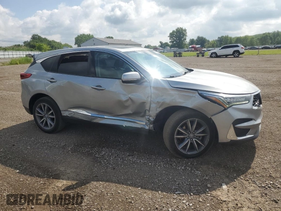 2020 Acura RDX Technology with VIN 5J8TC2H58LL007573, listed as a Copart auction lot 63946115 with 54,638 mi miles and Salvage title. Bid and sale history available at DreamBid. Image 4.