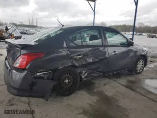 2015 Nissan Versa SV with VIN 3N1CN7AP1FL955679, listed as a Copart auction lot 47867555 with 112,301 mi miles and Salvage Title. Bid and sale history available at carsss.com. Image 3.