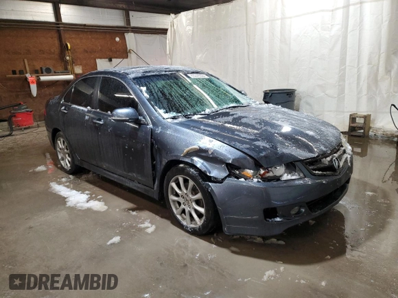 2007 Acura TSX w/Navigation with VIN JH4CL959X7C019694, listed as a Copart auction lot 83245584 with 199,386 mi miles and Salvage title. Bid and sale history available at DreamBid. Image 4.