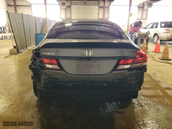2013 Honda Civic Sdn EX-L with VIN 2HGFB2F96DH519823, listed as a Copart auction lot 52389675 with 249,543 mi miles and Salvage Title. Bid and sale history available at carsss.com. Image 6.