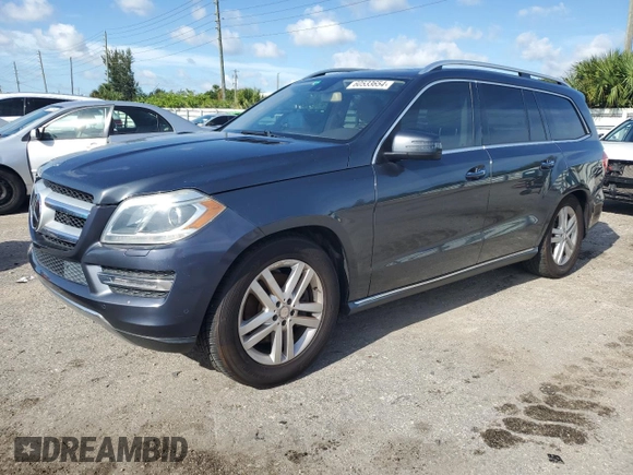 2015 Mercedes-Benz GL with VIN 4JGDF2EE8FA589166, listed as a Copart auction lot 60533654 with 201,384 mi miles and Salvage Title. Bid and sale history available at carsss.com. Image 1.