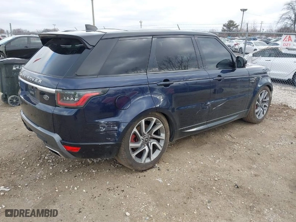 2019 Land Rover Range Rover Sport HSE with VIN SALWR2RVXKA824104, listed as a IAAI auction lot 41824189 with 97,826 mi miles. Bid and sale history available at carsss.com. Image 4.
