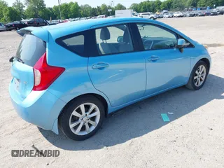 2014 Nissan Note S with VIN 3N1CE2CP7EL381412, listed as a IAAI auction lot 42425815 with 128,391 mi miles and . Bid and sale history available at DreamBid. Image 4.