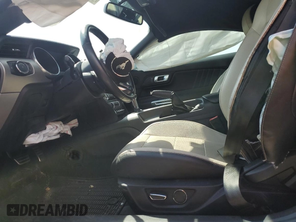 2018 Ford Mustang EcoBoost with VIN 1FA6P8TH7J5165186, listed as a Copart auction lot 53796045 with Not provided miles and Salvage title. Bid and sale history available at DreamBid. Image 7.